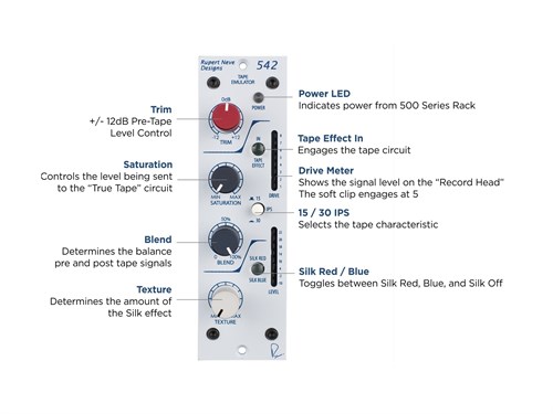 Rupert Neve Designs 542 Tape Emulator - фото 13216