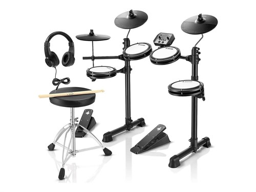 Donner Ded-80 Electric Drum Set 5 Drums 3 Cymbals 7531 - фото 21754