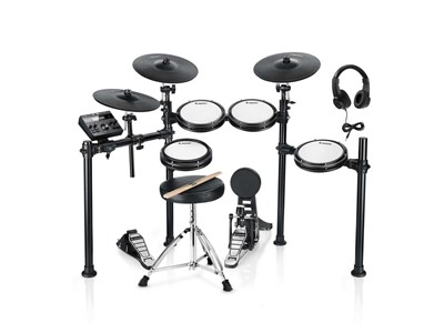 Donner Ded-200P Electric Drum Set 5 Drums 3 Cymbals 7528