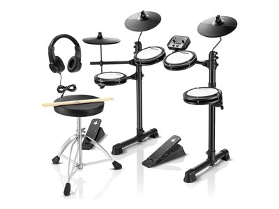 Donner Ded-80 Electric Drum Set 5 Drums 3 Cymbals 7531