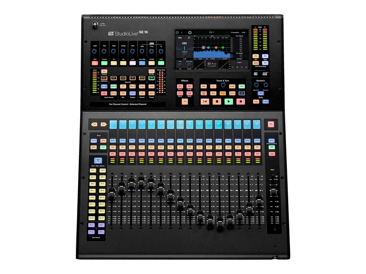 Цифровой микшер PreSonus StudioLive SE 16, вид сверху